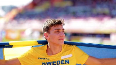 Bild på Armand Duplantis.