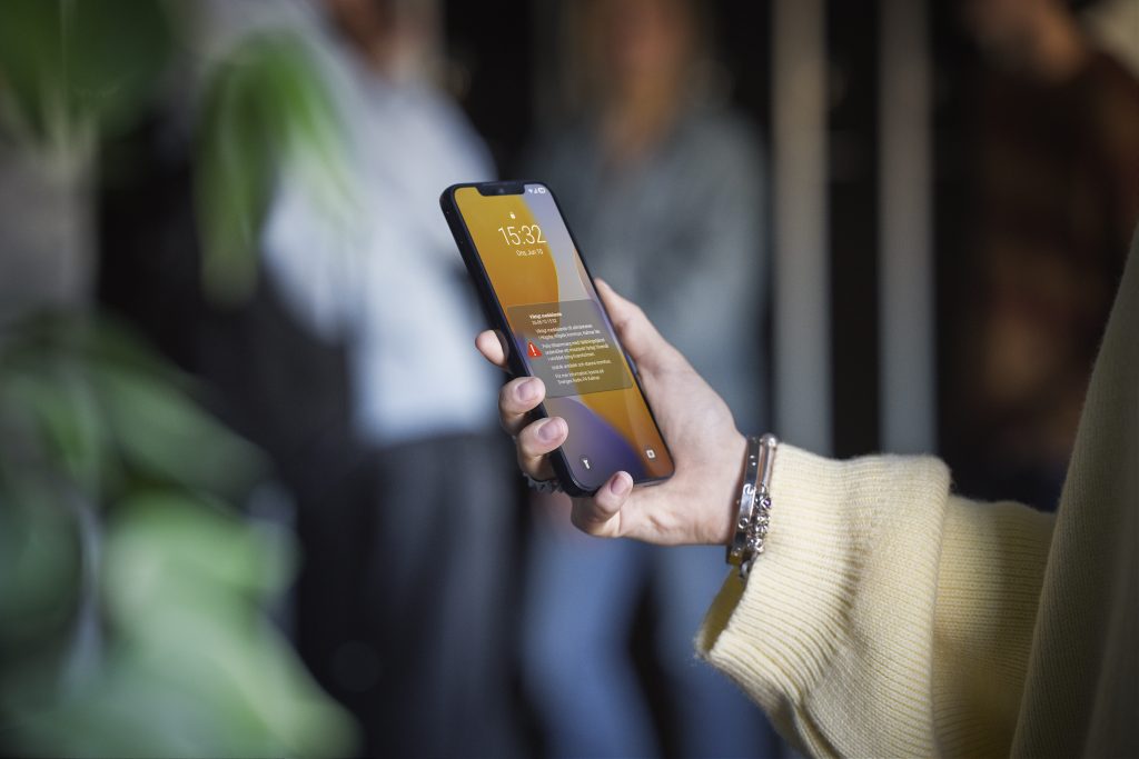 Nu kan mobilen tjuta när något farligt händer